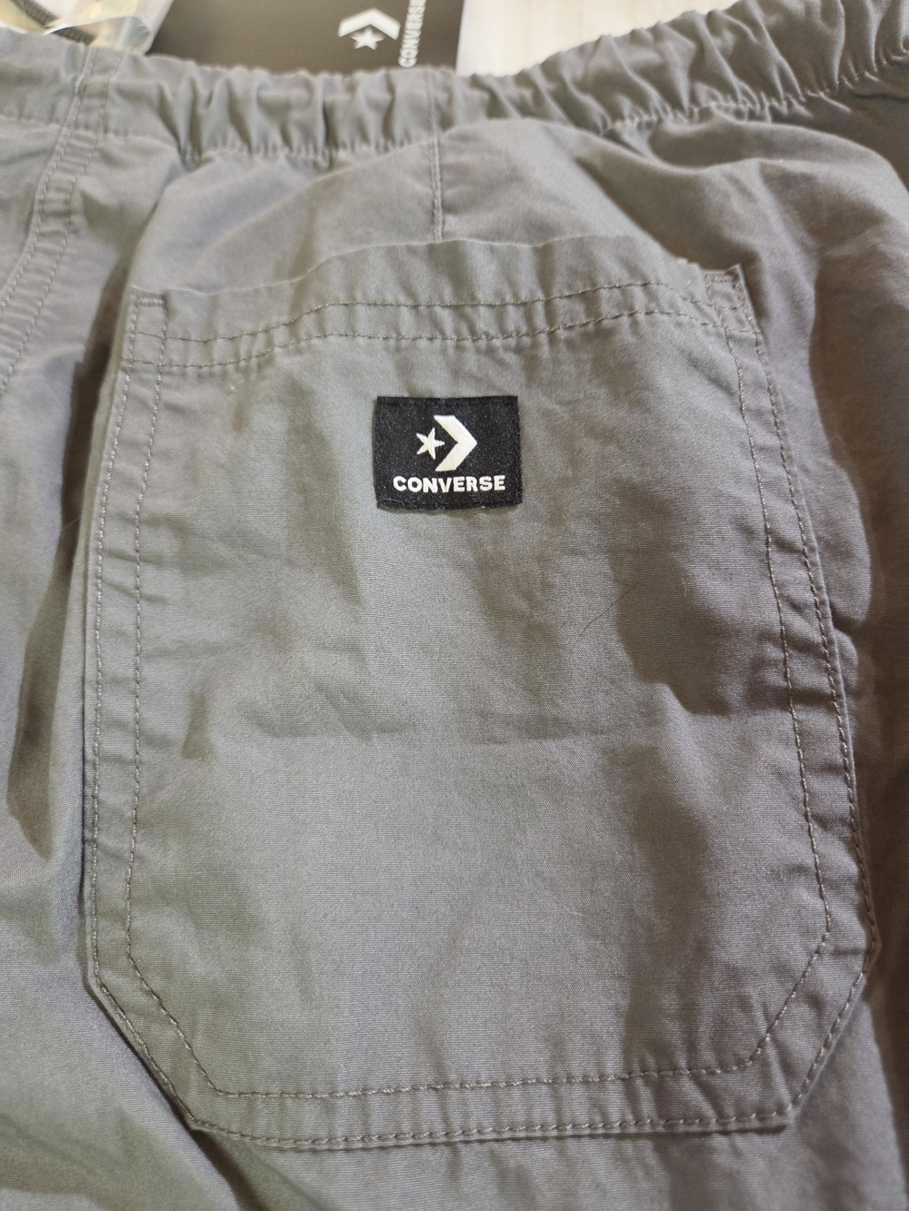 Converse Gray Cargo Skirt Womens Size XL Casual Drawstring Cargo Midi Skirt - Picture 7 of 13